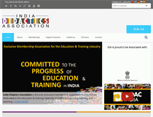 Tablet Screenshot of indiadidac.org
